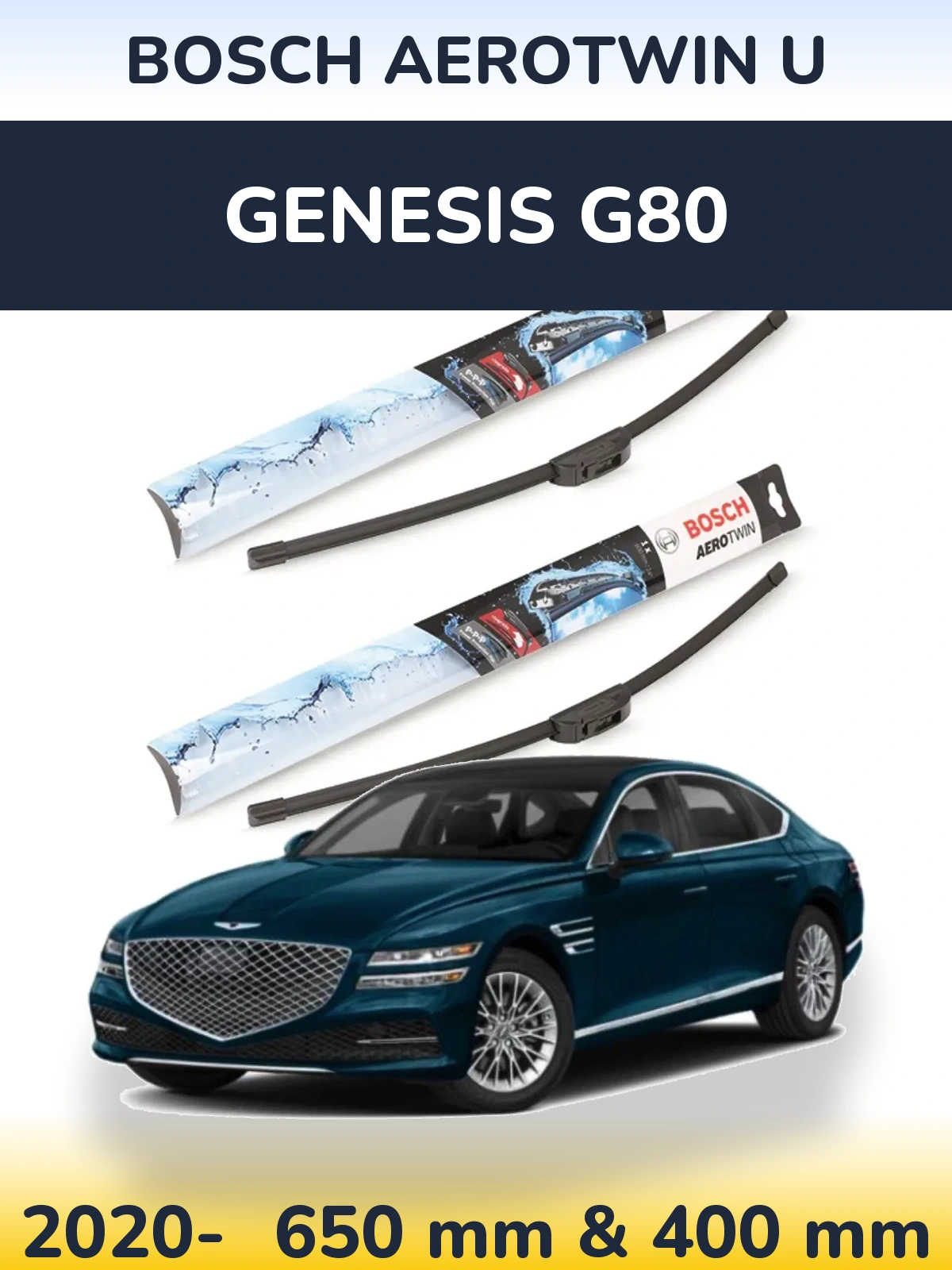 Ștergătoare BOSCH AeroTwin U pentru Genesis G80