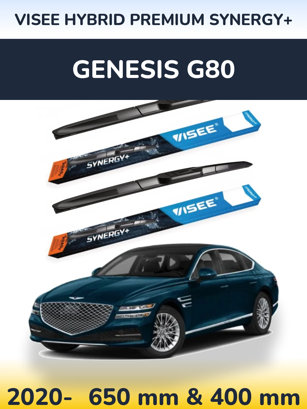 Ștergătoare VISEE HYBRID PREMIUM SYNERGY+ pentru Genesis G80