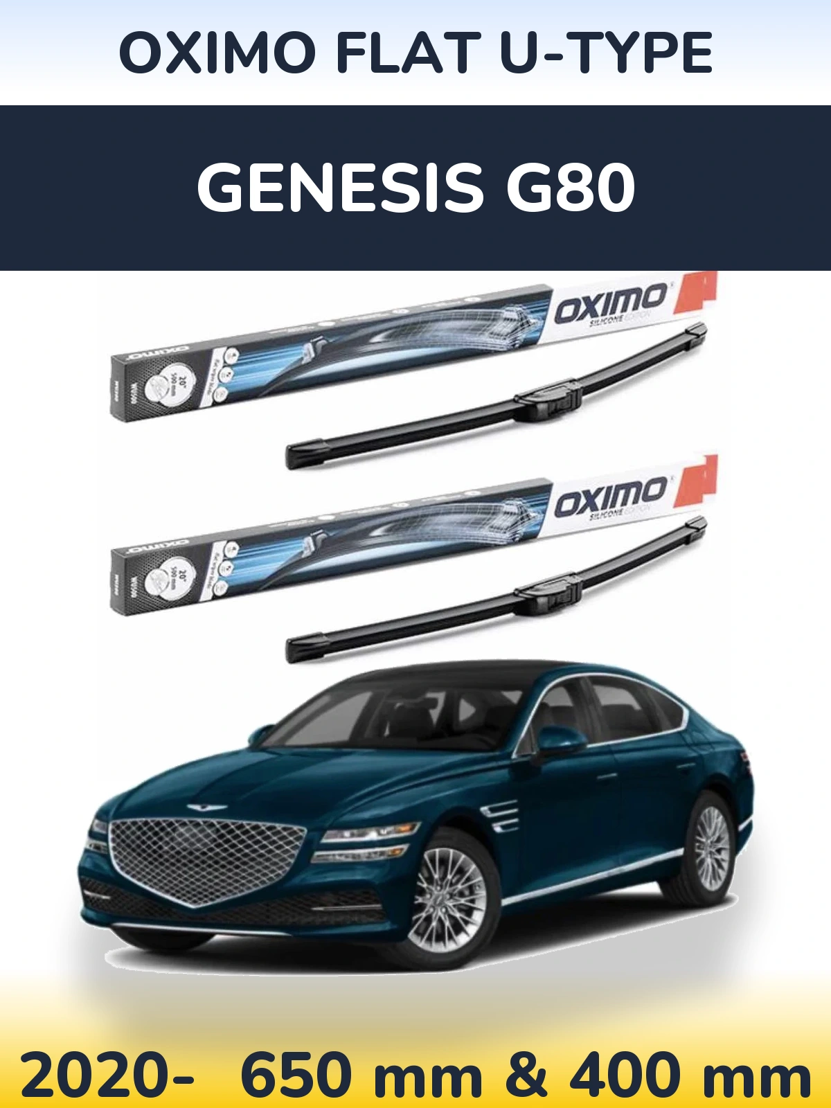 Ștergătoare Oximo Flat U-type pentru Genesis G80