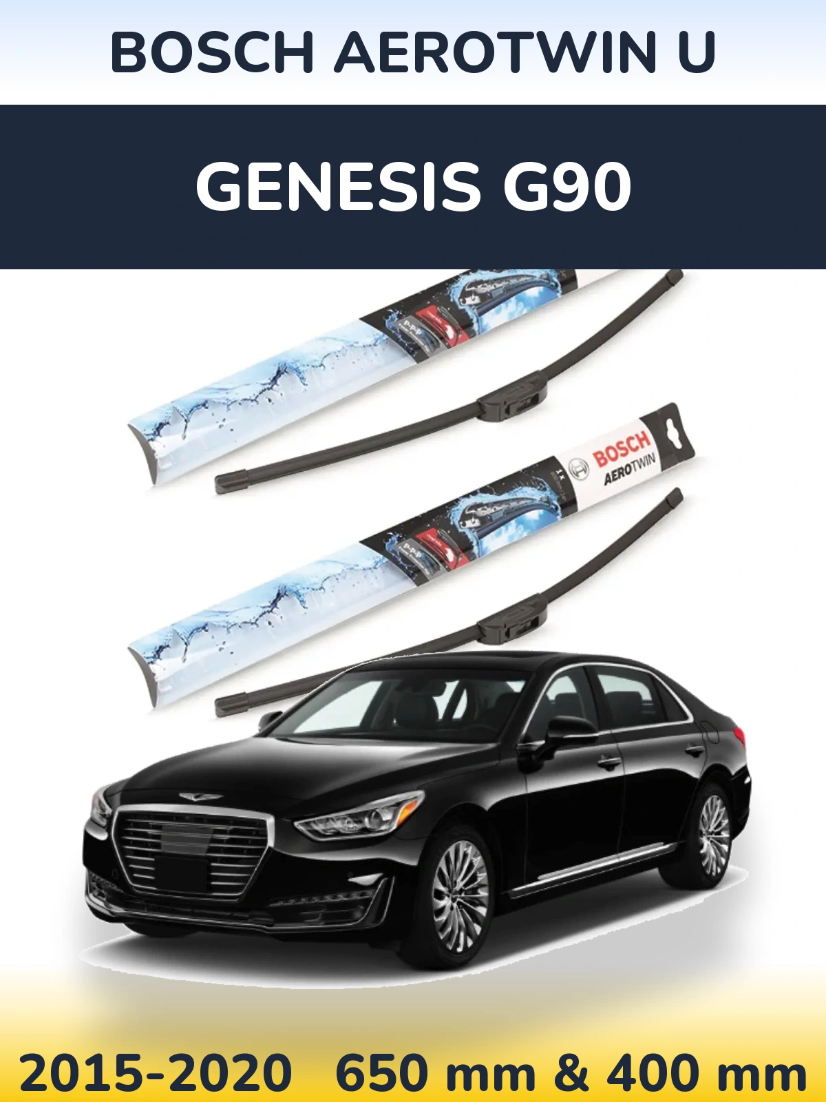 Ștergătoare BOSCH AeroTwin U pentru Genesis G90