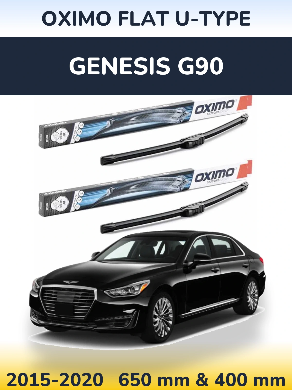 Ștergătoare Oximo Flat U-type pentru Genesis G90