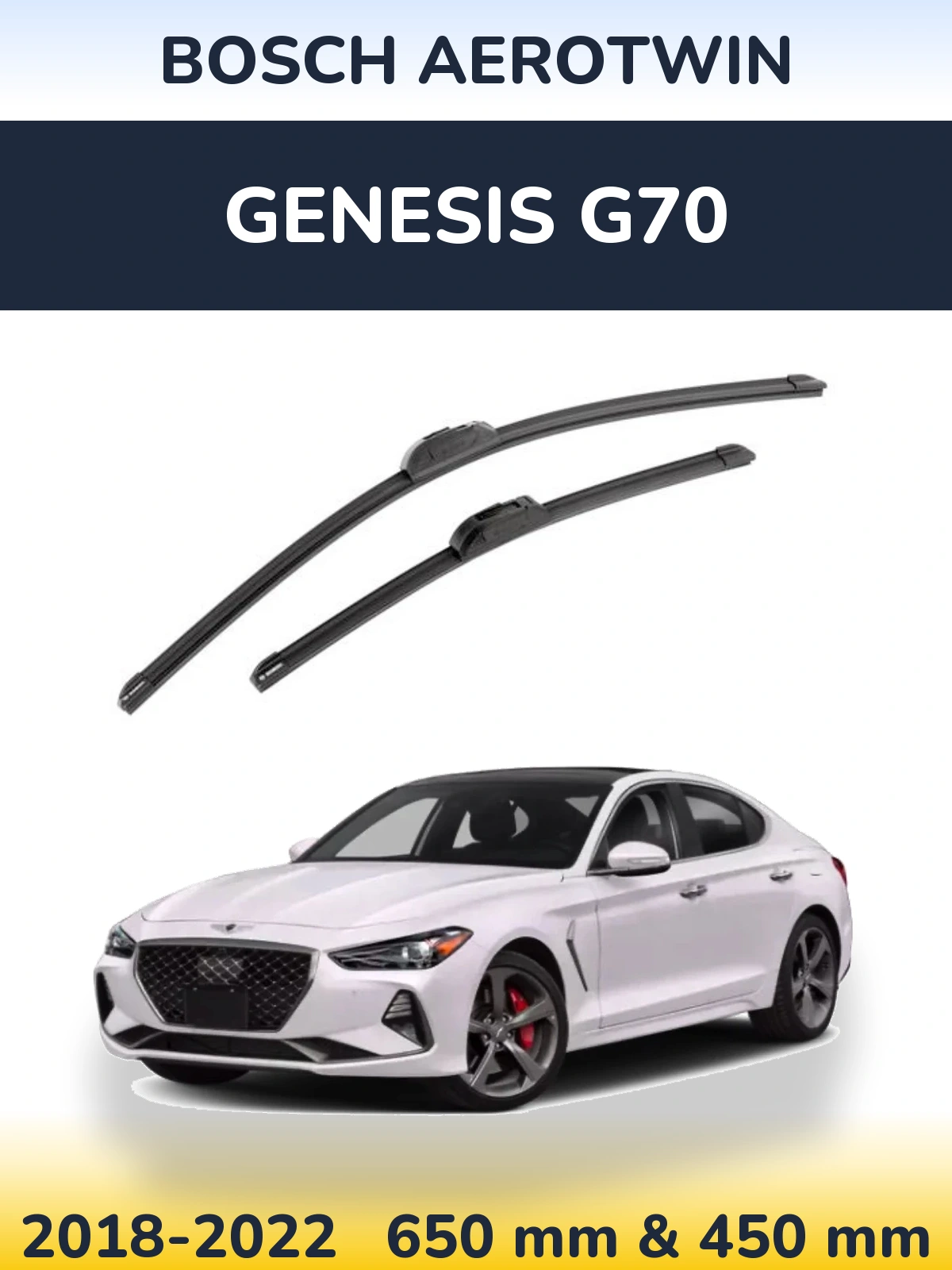 Ștergătoare BOSCH AeroTwin pentru Genesis G70