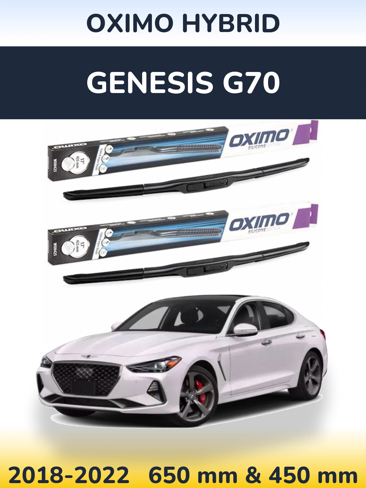 Ștergătoare Oximo Hybrid pentru Genesis G70