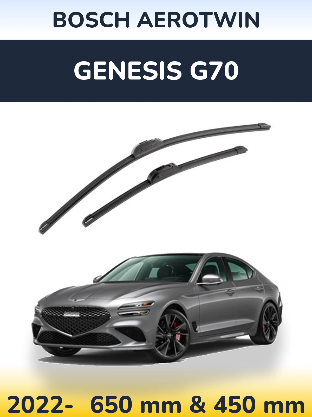 Ștergătoare BOSCH AeroTwin pentru Genesis G70