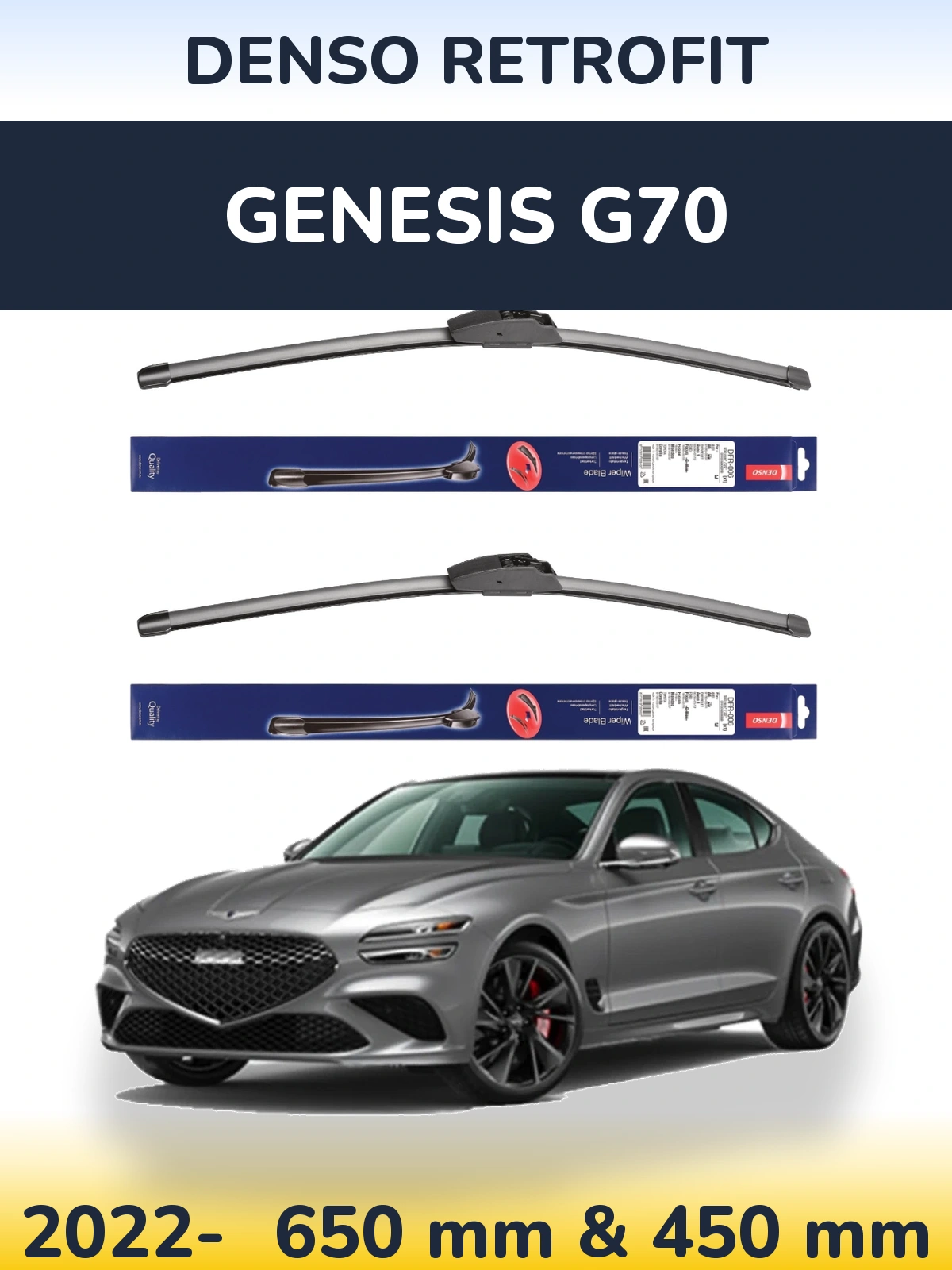 Ștergătoare Denso Retrofit pentru Genesis G70