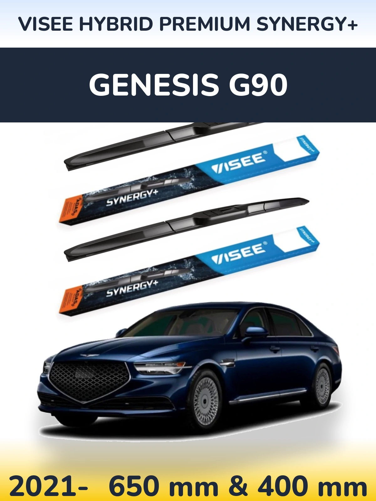 Ștergătoare VISEE HYBRID PREMIUM SYNERGY+ pentru Genesis G90