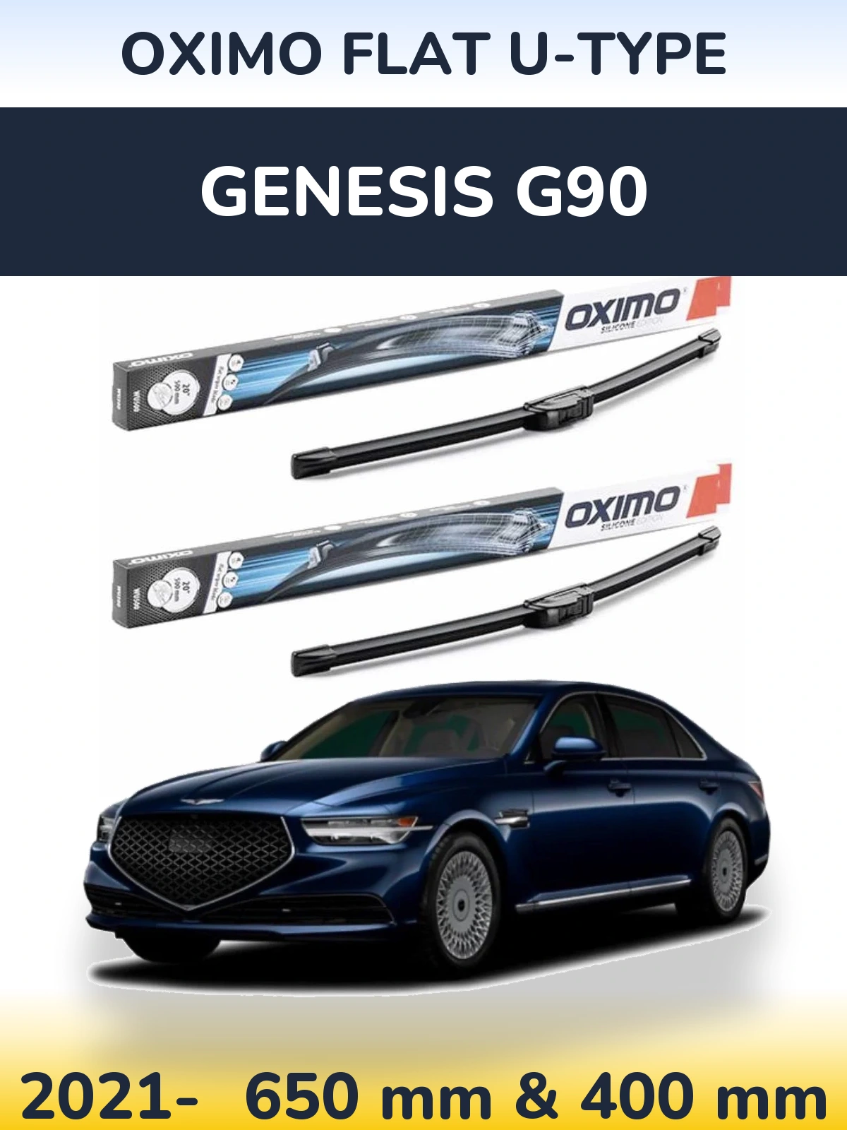 Ștergătoare Oximo Flat U-type pentru Genesis G90