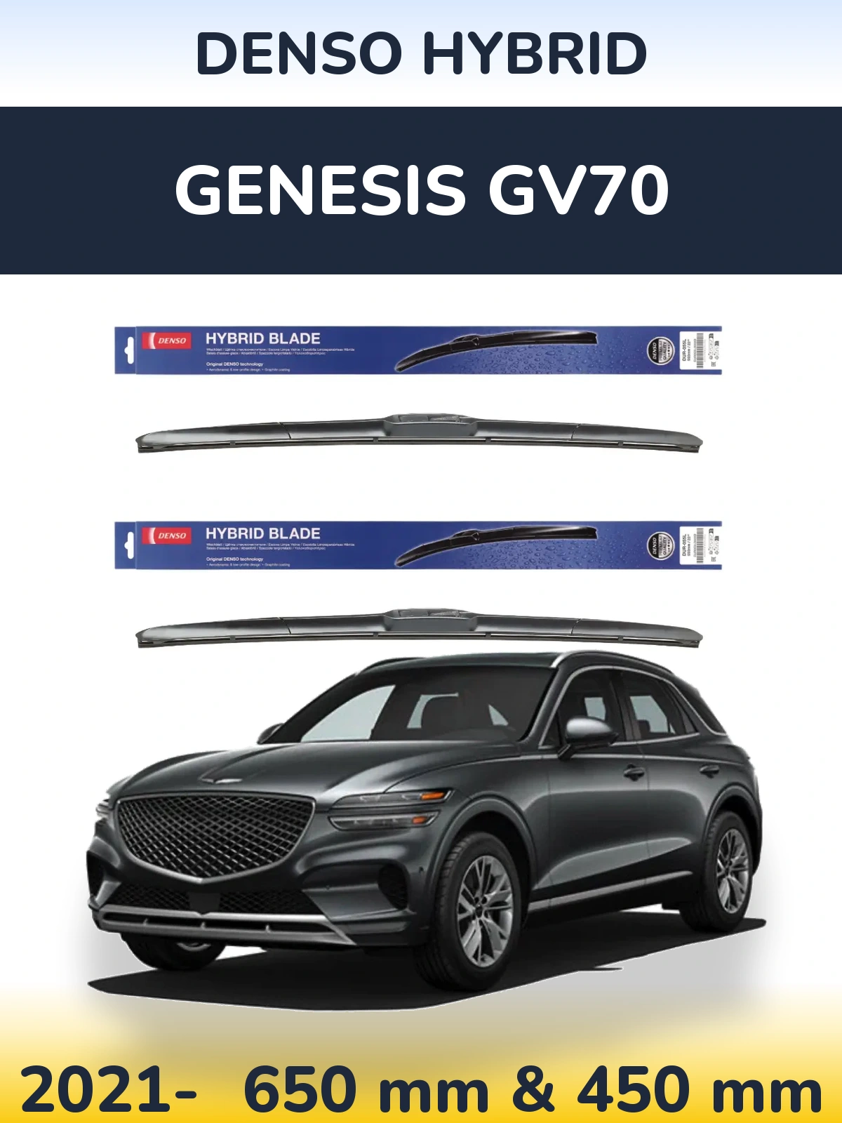 Ștergătoare Denso Hybrid pentru Genesis GV70