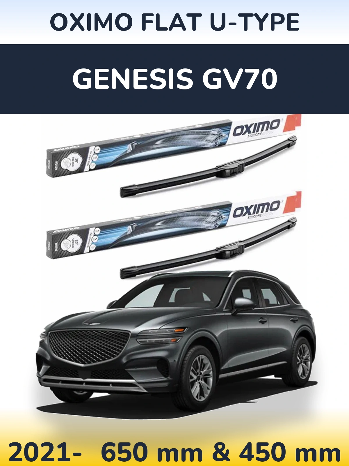 Ștergătoare Oximo Flat U-type pentru Genesis GV70