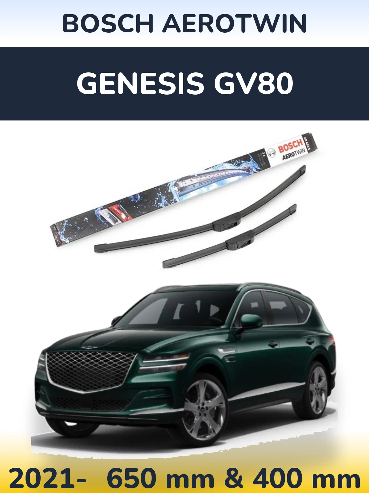 Ștergătoare BOSCH AeroTwin pentru Genesis GV80