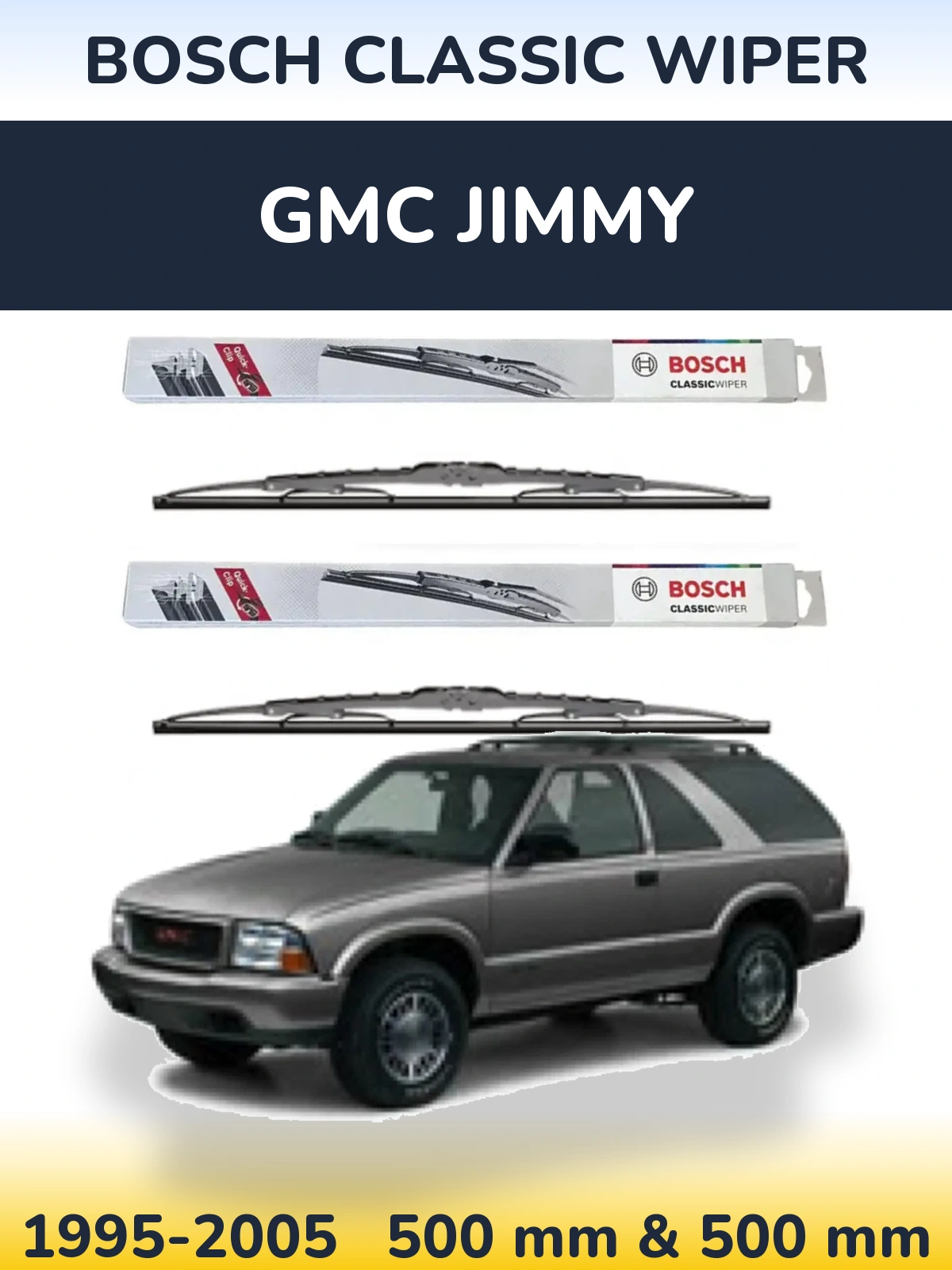 Ștergătoare BOSCH Classic Wiper pentru GMC Jimmy