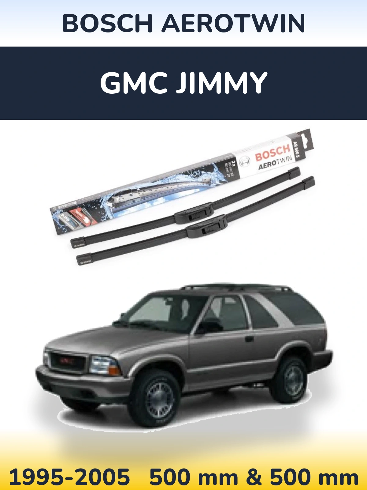 Ștergătoare BOSCH AeroTwin pentru GMC Jimmy