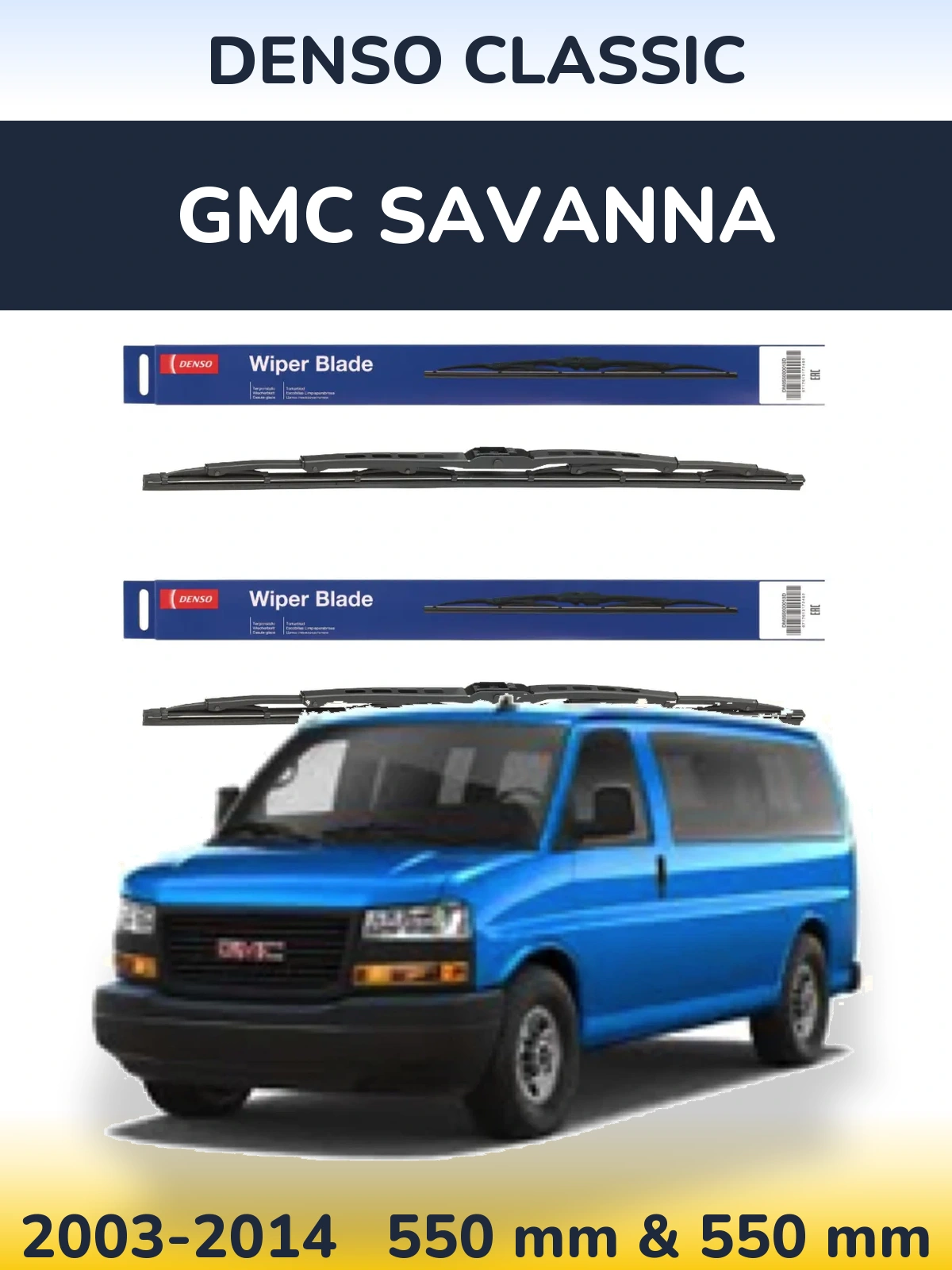 Ștergătoare Denso Classic pentru GMC Savanna