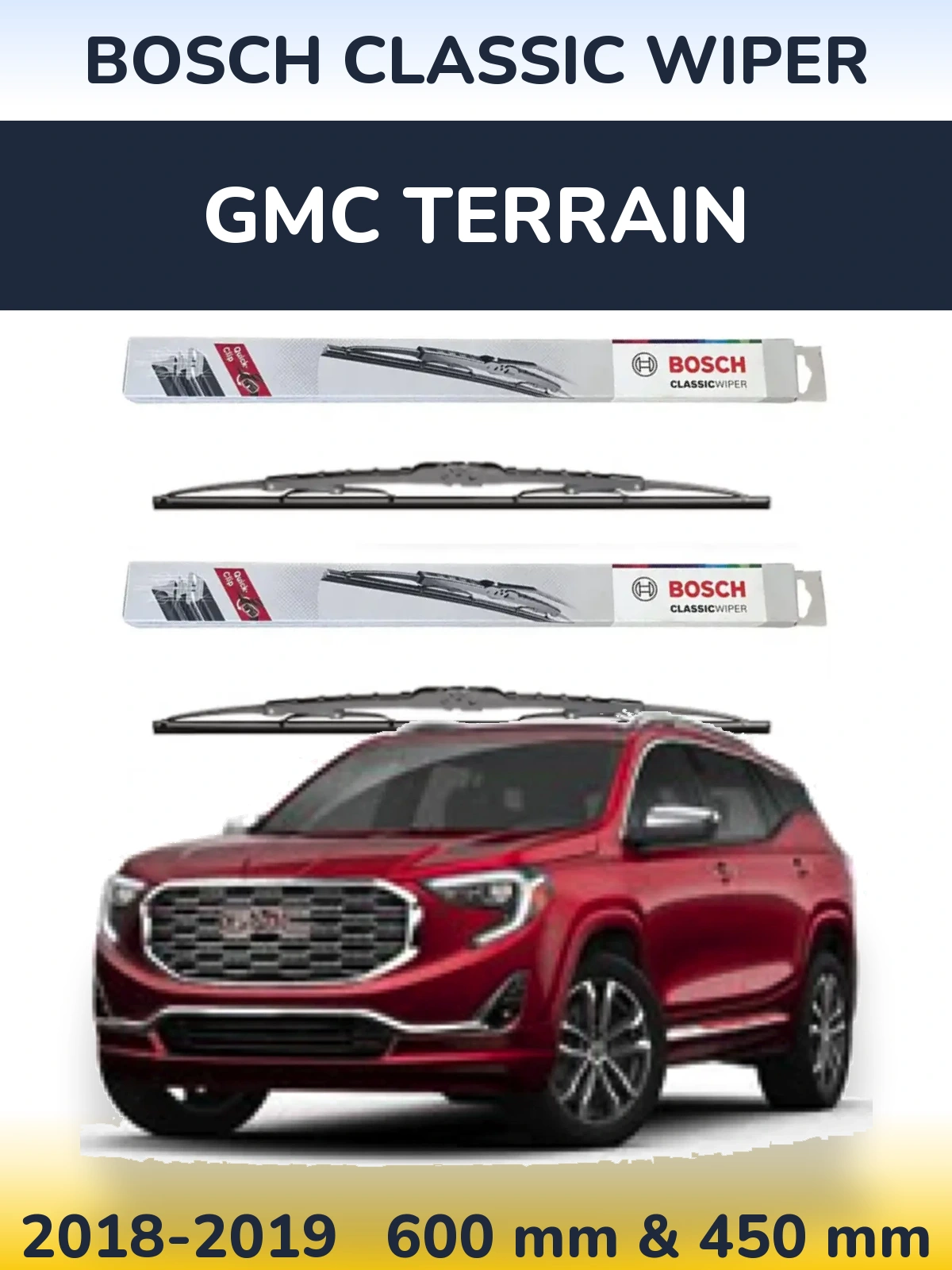 Ștergătoare BOSCH Classic Wiper pentru GMC Terrain