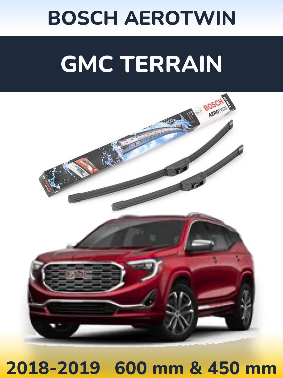 Ștergătoare BOSCH AeroTwin pentru GMC Terrain
