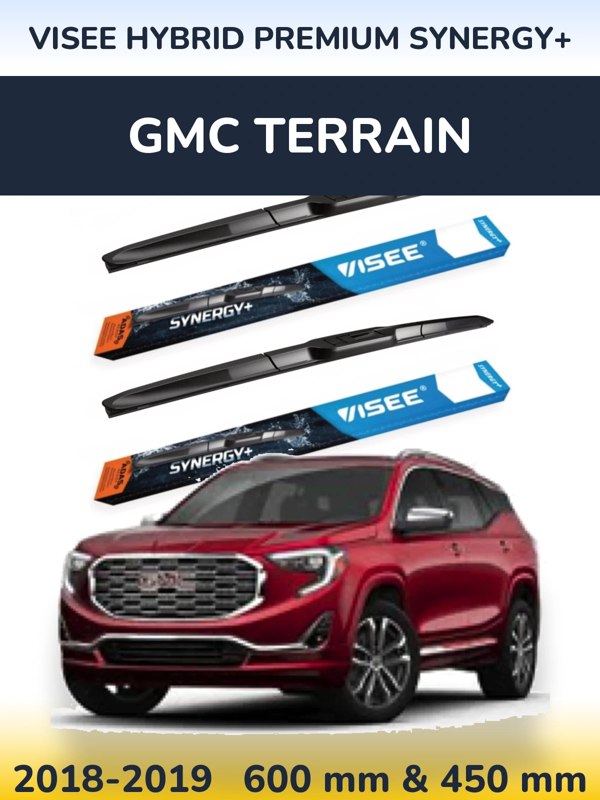 Ștergătoare VISEE HYBRID PREMIUM SYNERGY+ pentru GMC Terrain