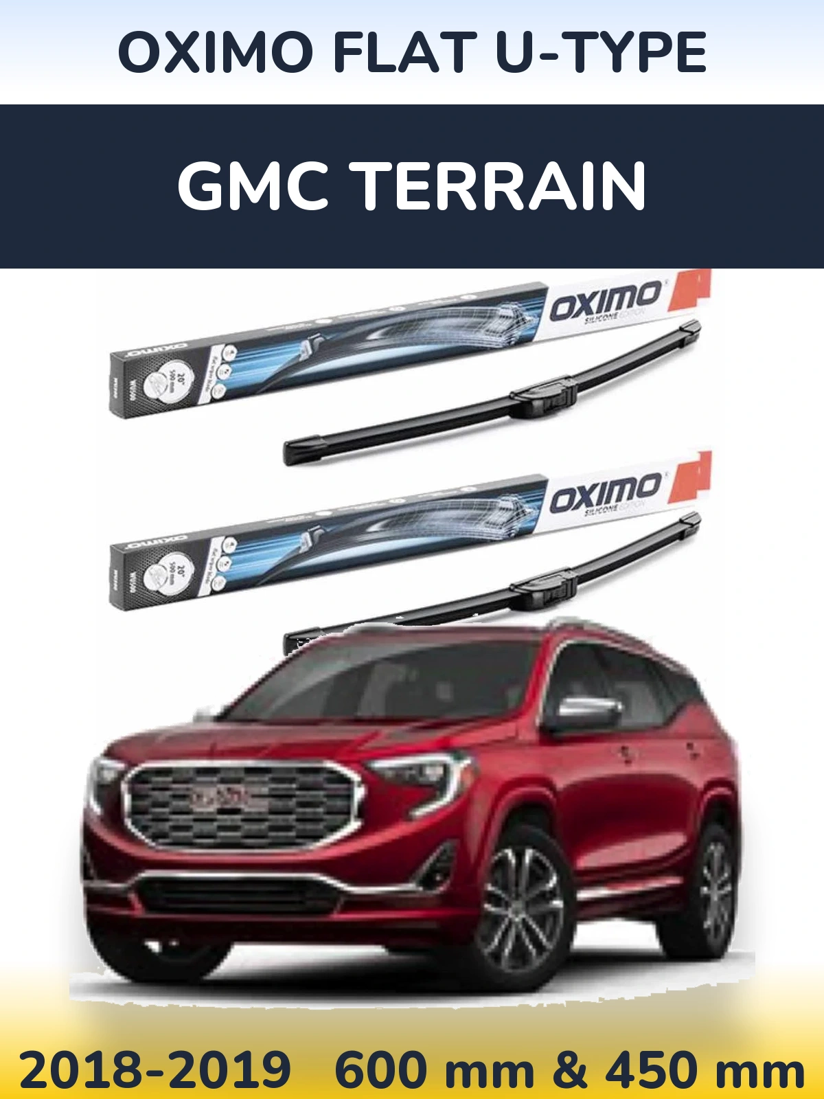 Ștergătoare Oximo Flat U-type pentru GMC Terrain