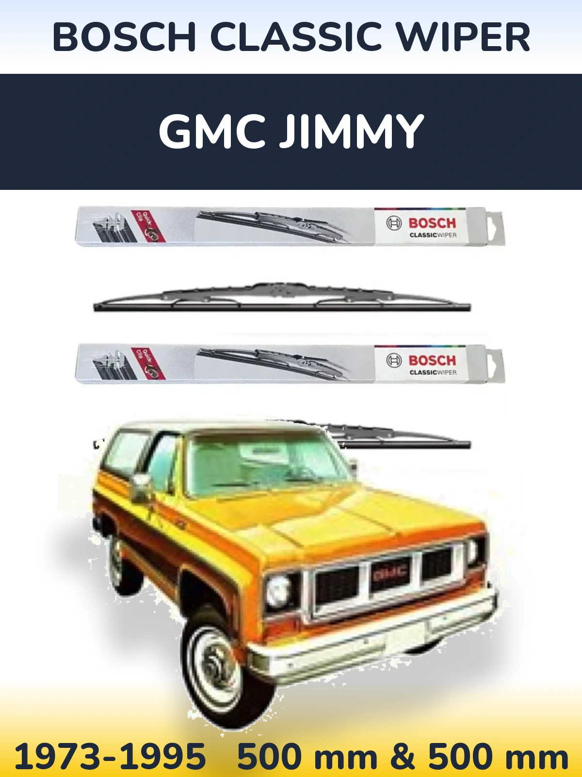 Ștergătoare BOSCH Classic Wiper pentru GMC Jimmy