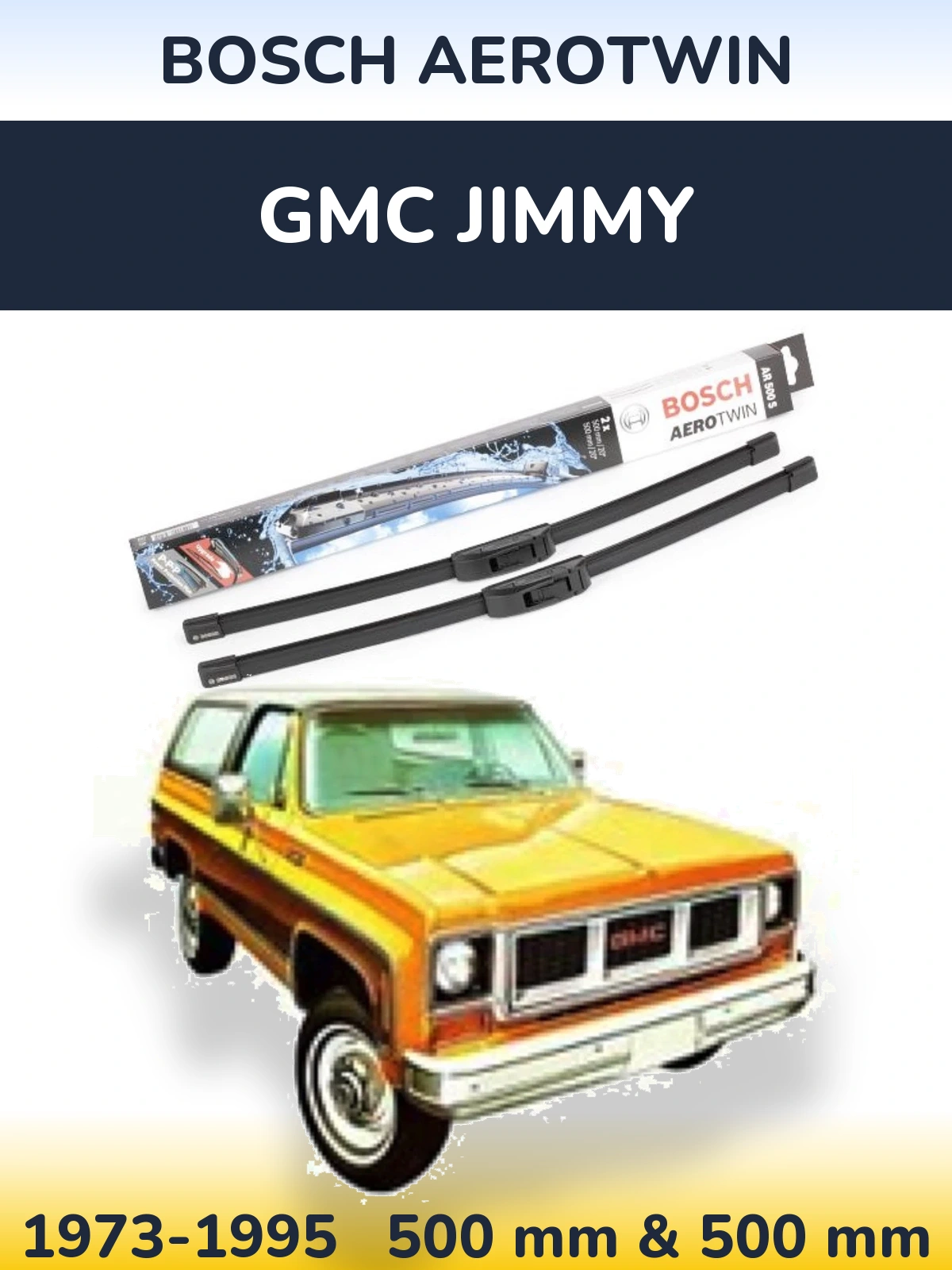 Ștergătoare BOSCH AeroTwin pentru GMC Jimmy
