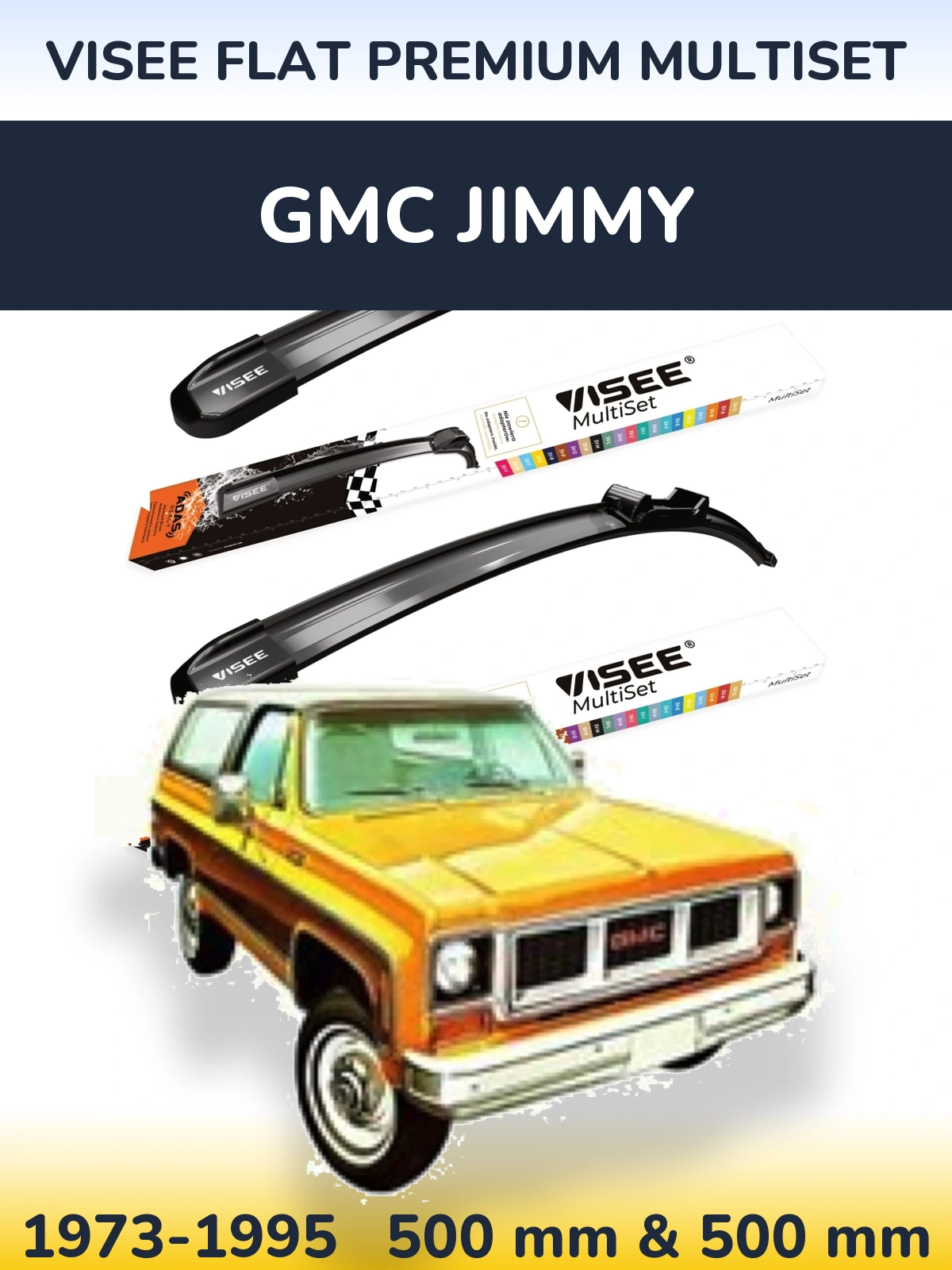 Ștergătoare VISEE FLAT PREMIUM MultiSet pentru GMC Jimmy