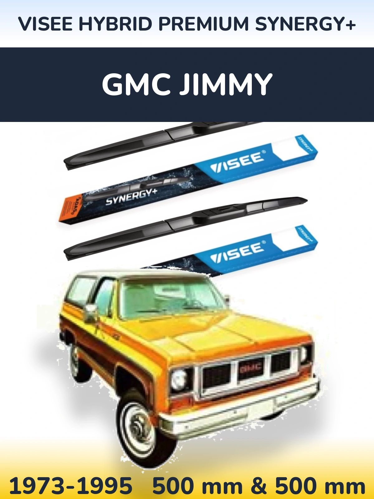 Ștergătoare VISEE HYBRID PREMIUM SYNERGY+ pentru GMC Jimmy