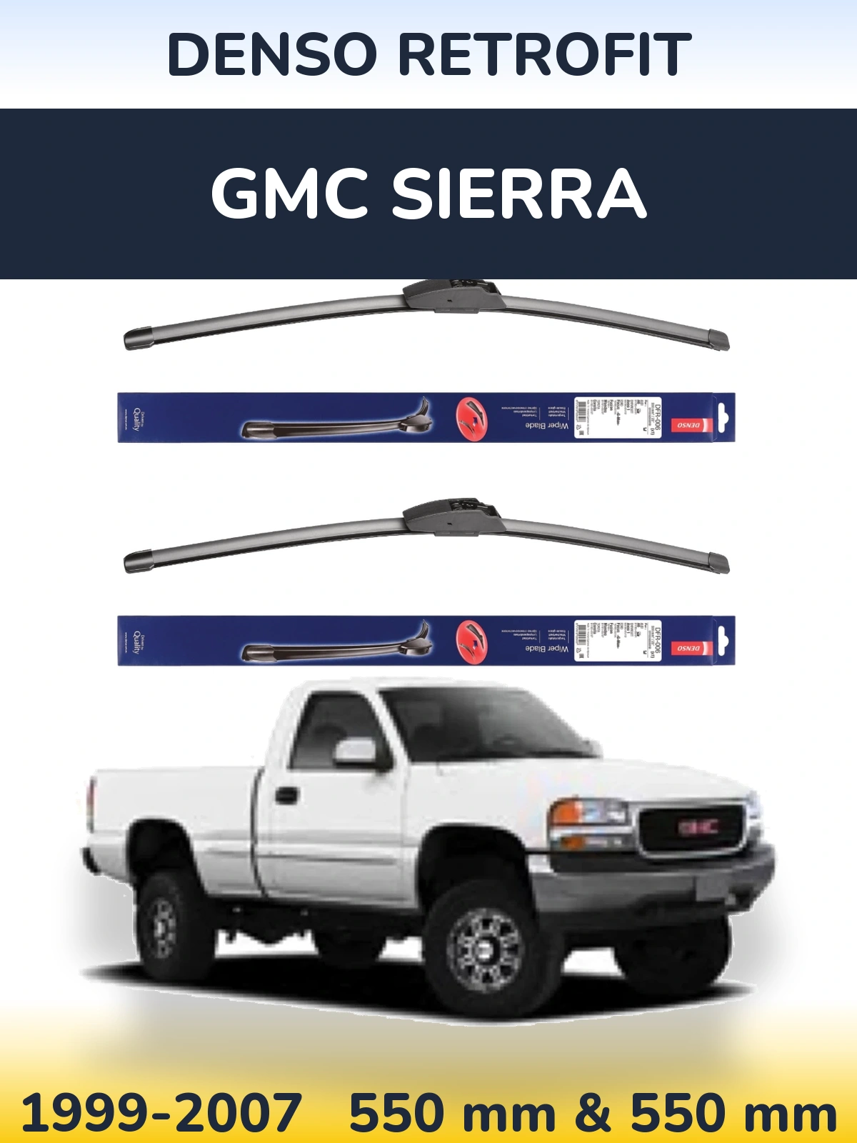Ștergătoare Denso Retrofit pentru GMC Sierra