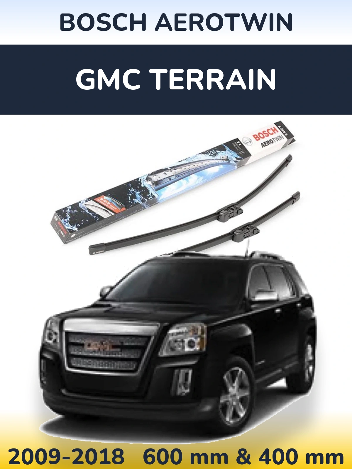 Ștergătoare BOSCH AeroTwin pentru GMC Terrain