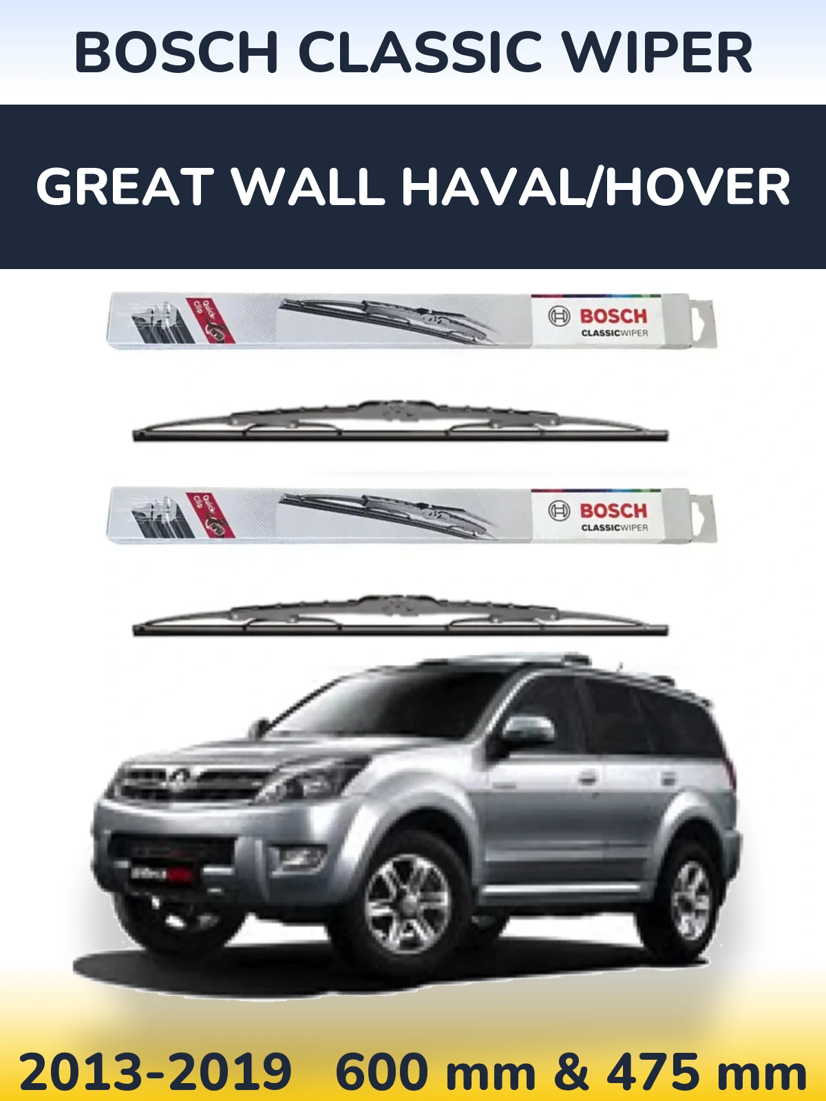 Ștergătoare BOSCH Classic Wiper pentru Great Wall Haval/Hover