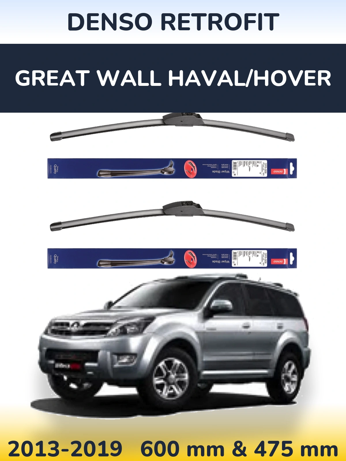 Ștergătoare Denso Retrofit pentru Great Wall Haval/Hover