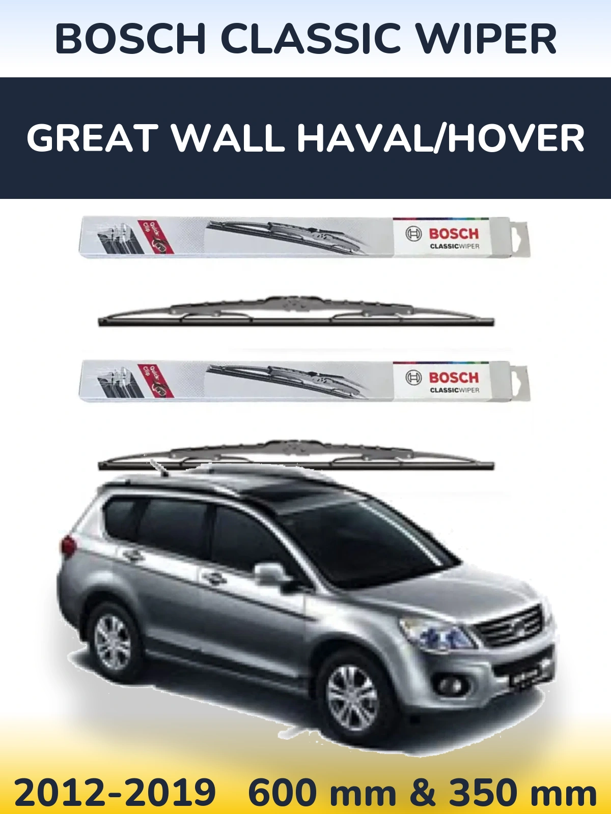 Ștergătoare BOSCH Classic Wiper pentru Great Wall Haval/Hover