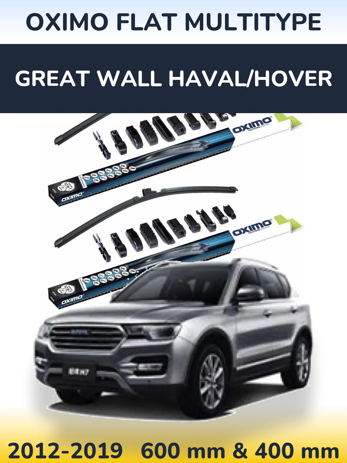 Ștergătoare Oximo Flat MultiTipe pentru Great Wall Haval/Hover