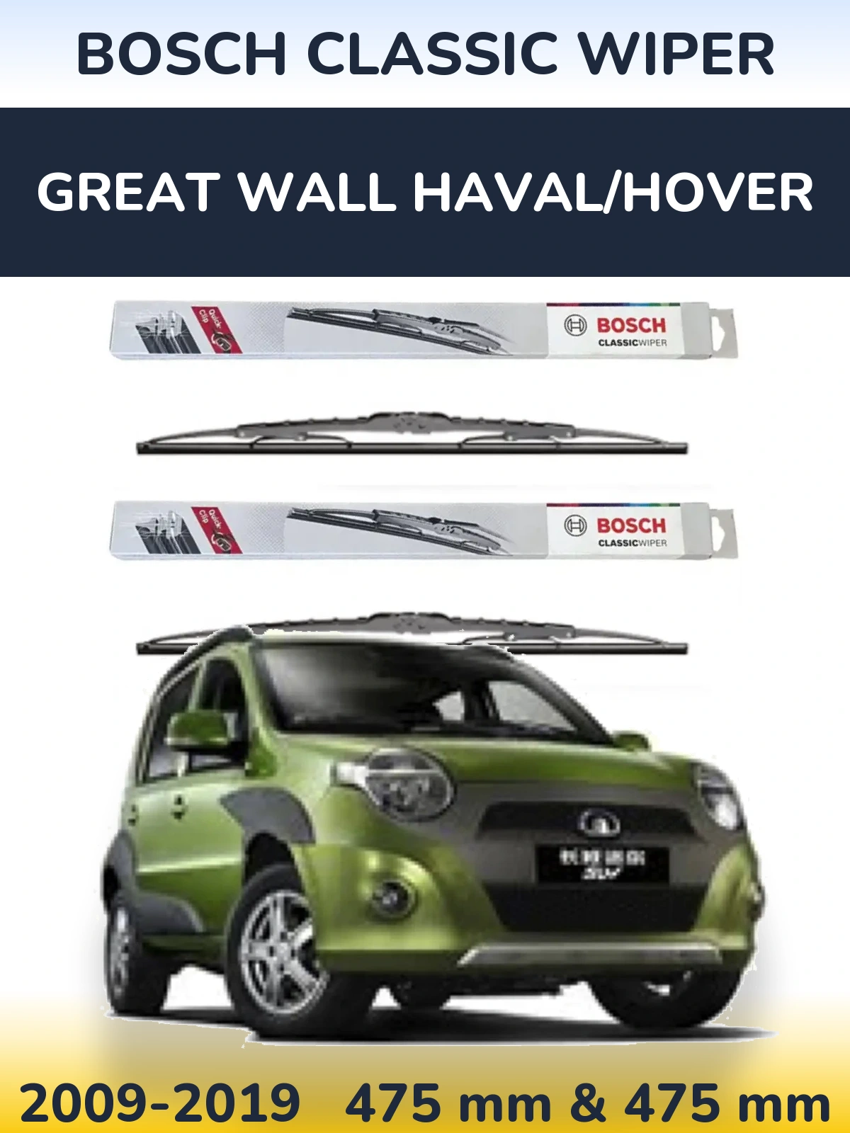Ștergătoare BOSCH Classic Wiper pentru Great Wall Haval/Hover