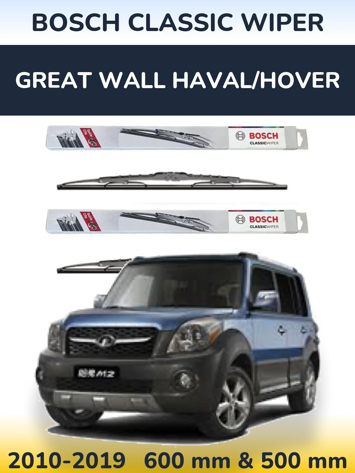 Ștergătoare BOSCH Classic Wiper pentru Great Wall Haval/Hover