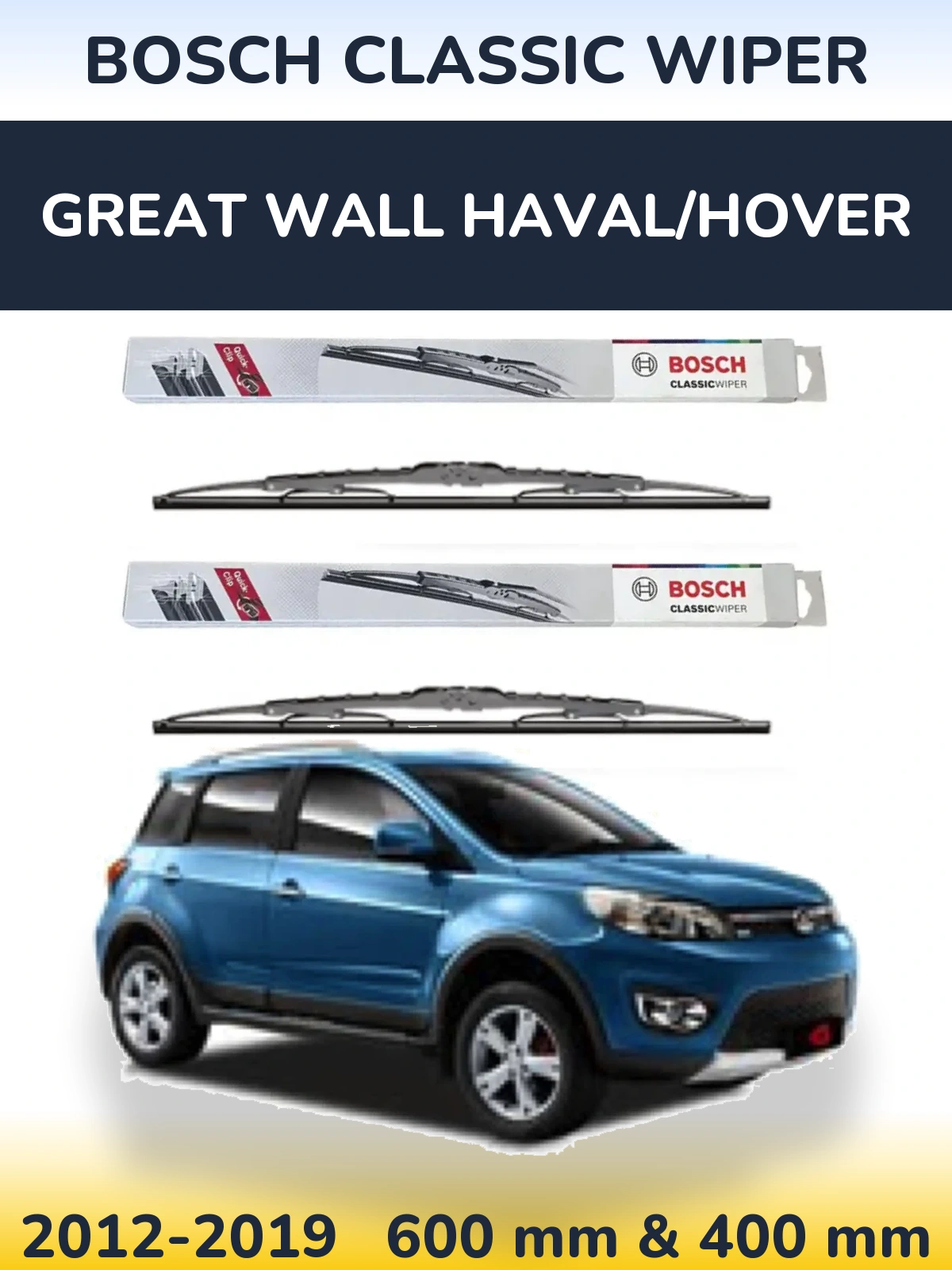Ștergătoare BOSCH Classic Wiper pentru Great Wall Haval/Hover