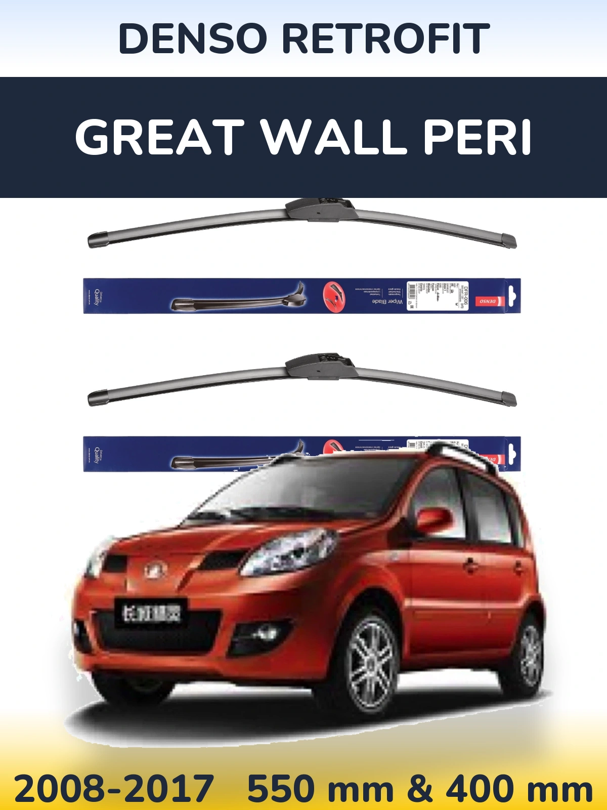 Ștergătoare Denso Retrofit pentru Great Wall Peri