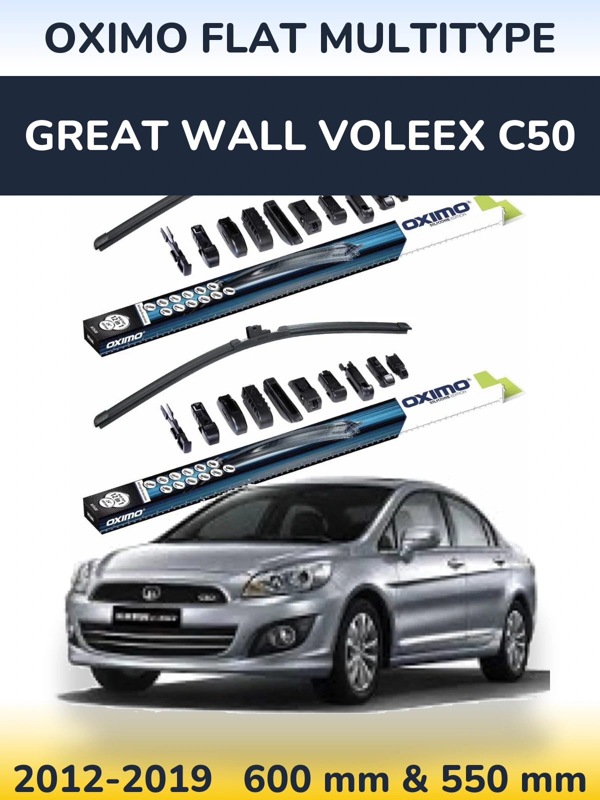 Ștergătoare Oximo Flat MultiTipe pentru Great Wall Voleex C50