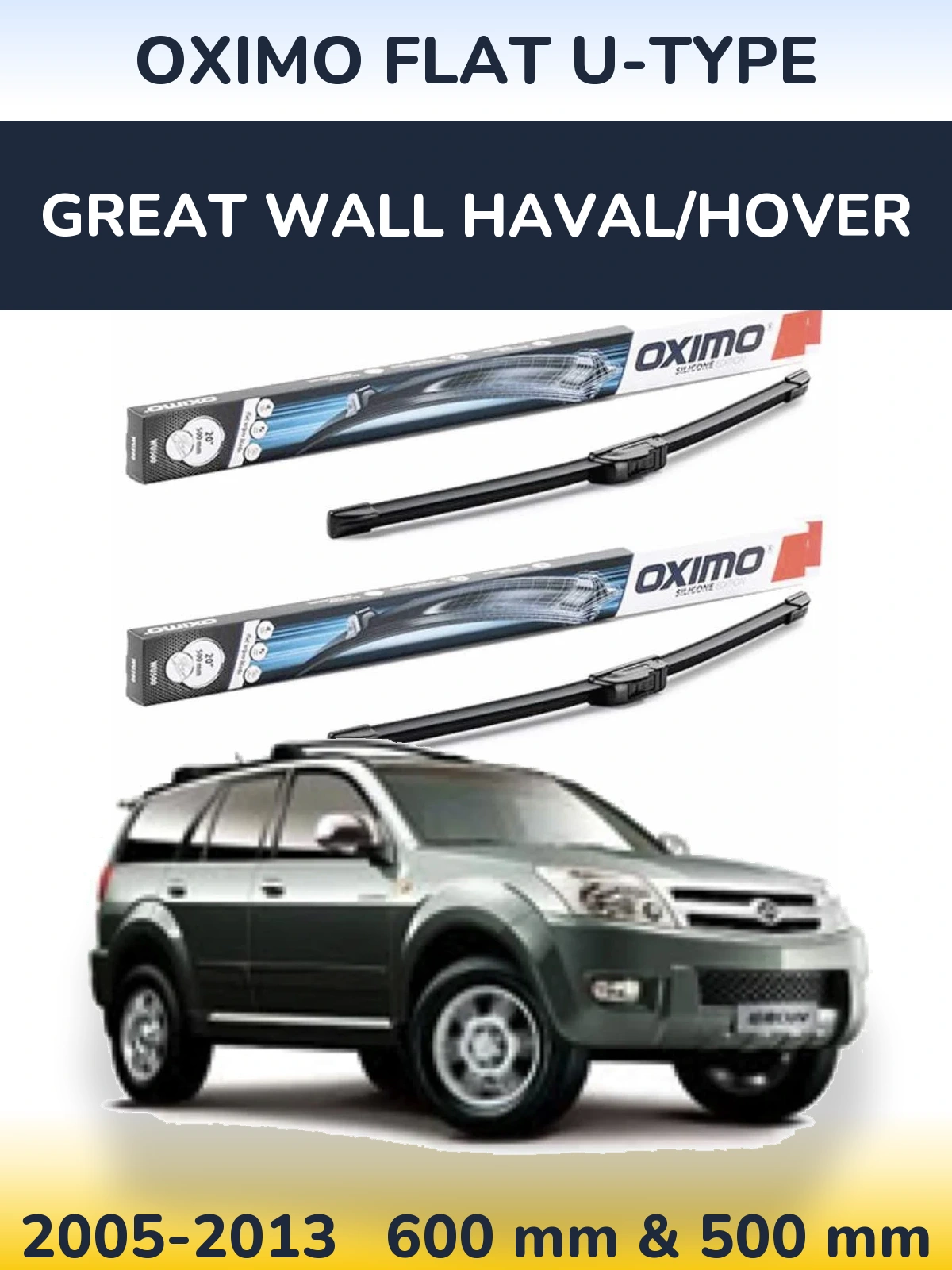 Ștergătoare Oximo Flat U-type pentru Great Wall Haval/Hover