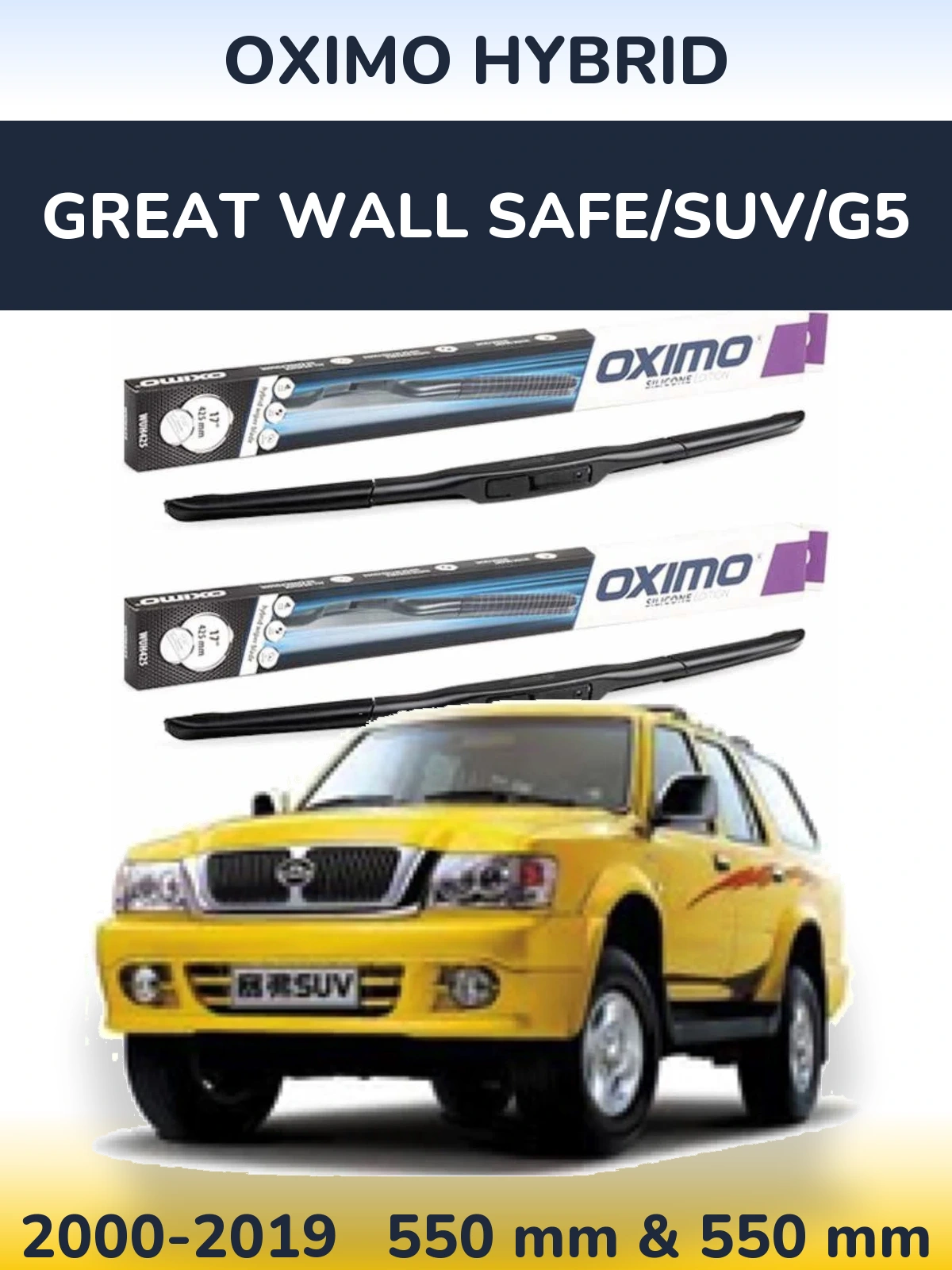 Ștergătoare Oximo Hybrid pentru Great Wall Safe/SUV/G5