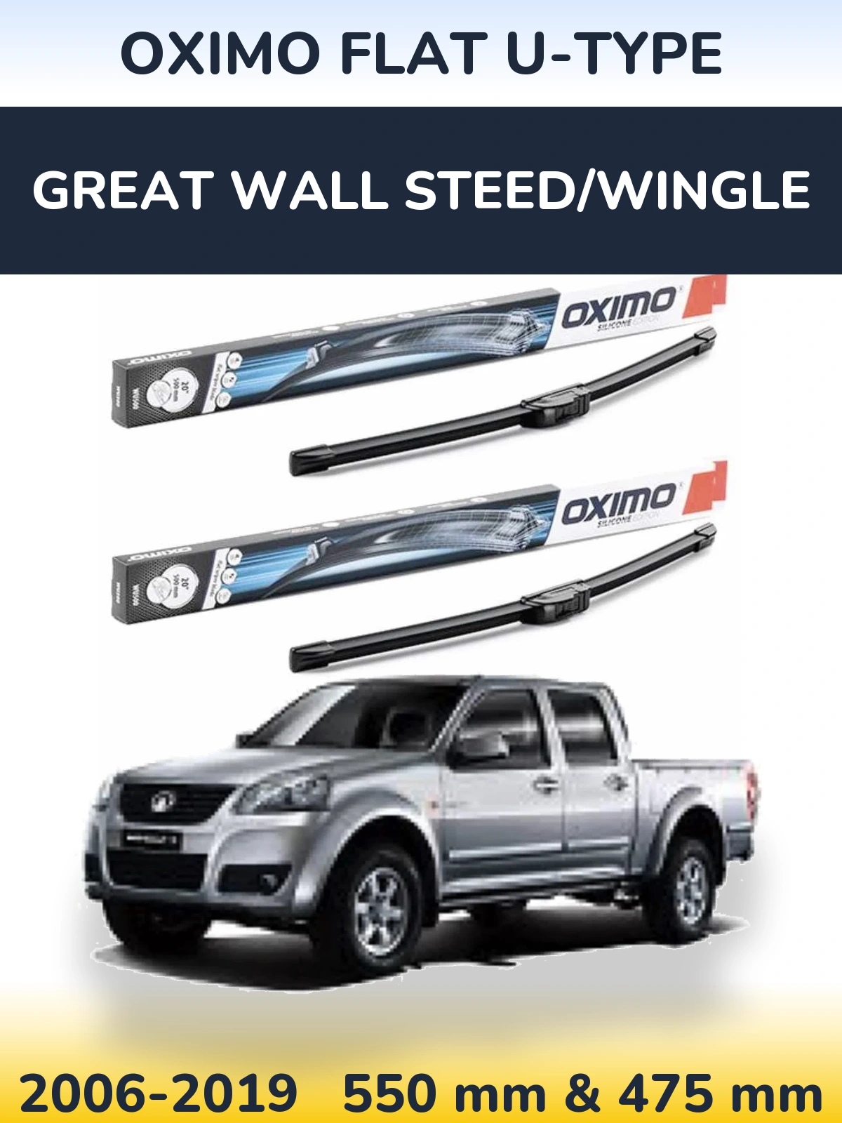 Ștergătoare Oximo Flat U-type pentru Great Wall Steed/Wingle