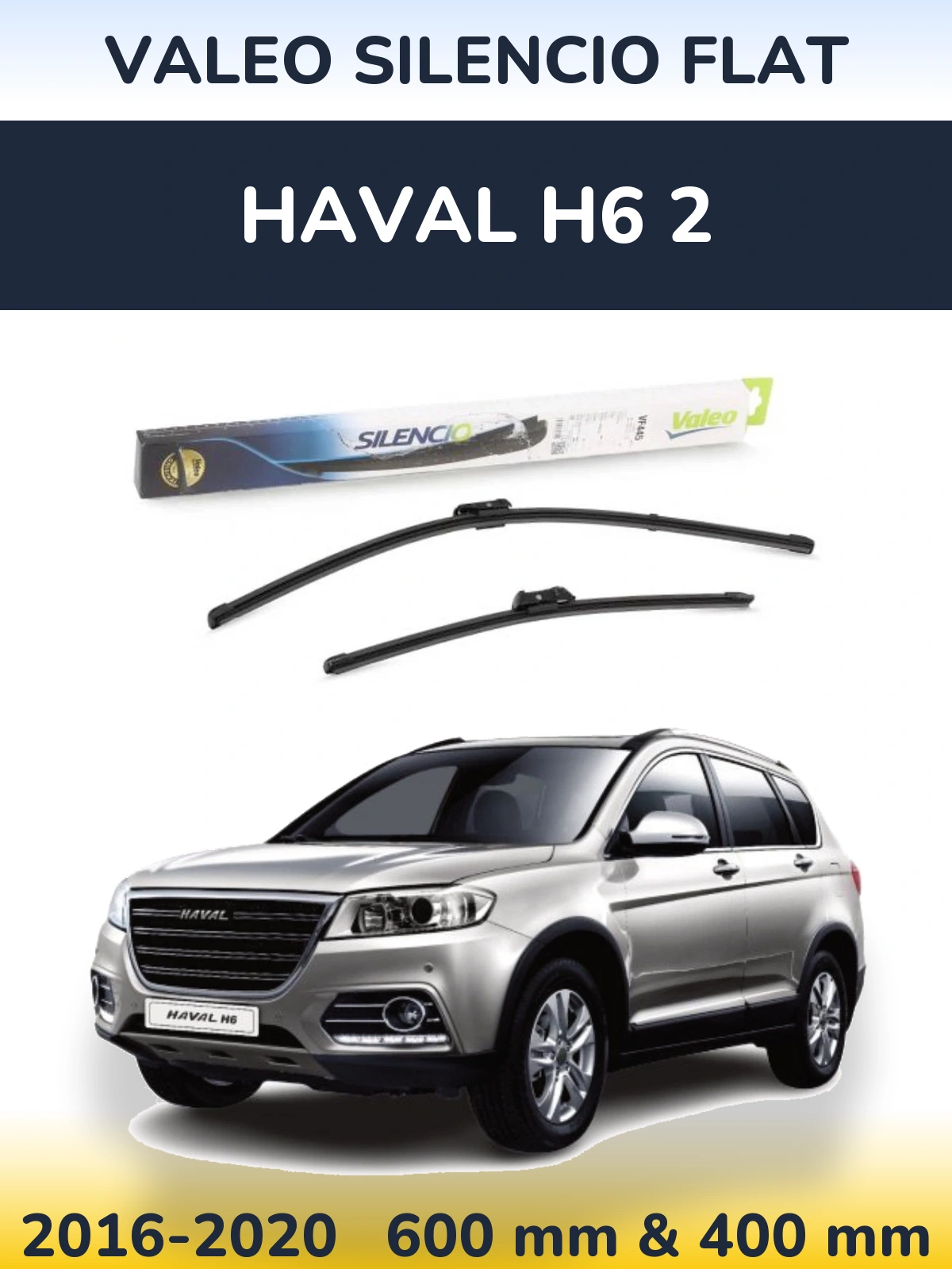 Ștergătoare Valeo Silencio Flat pentru Haval H6 2