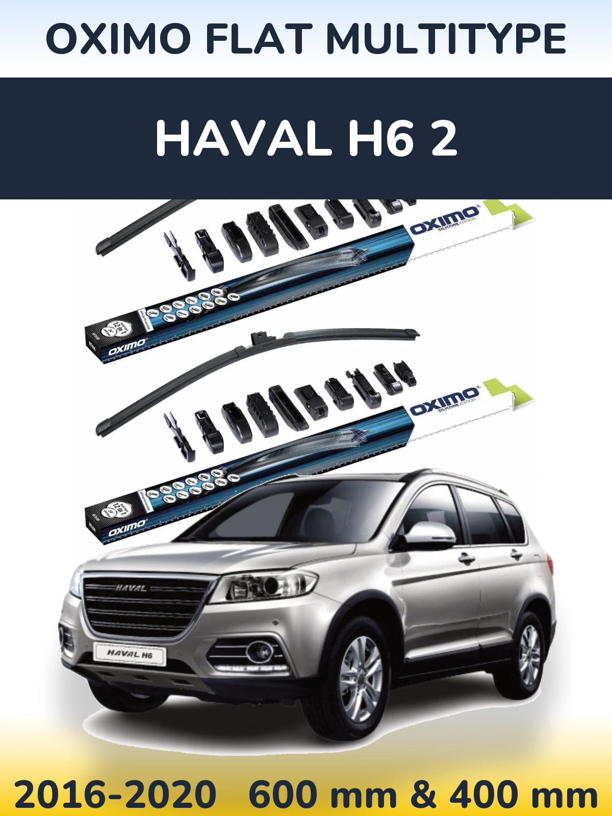 Ștergătoare Oximo Flat MultiTipe pentru Haval H6 2