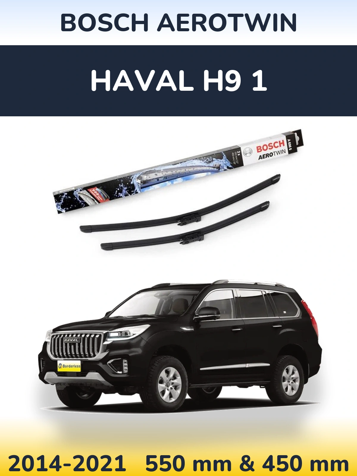 Ștergătoare BOSCH AeroTwin pentru Haval H9 1