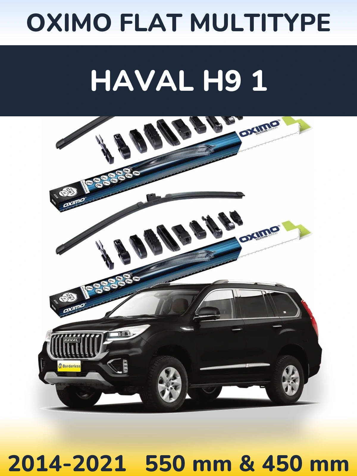 Ștergătoare Oximo Flat MultiTipe pentru Haval H9 1