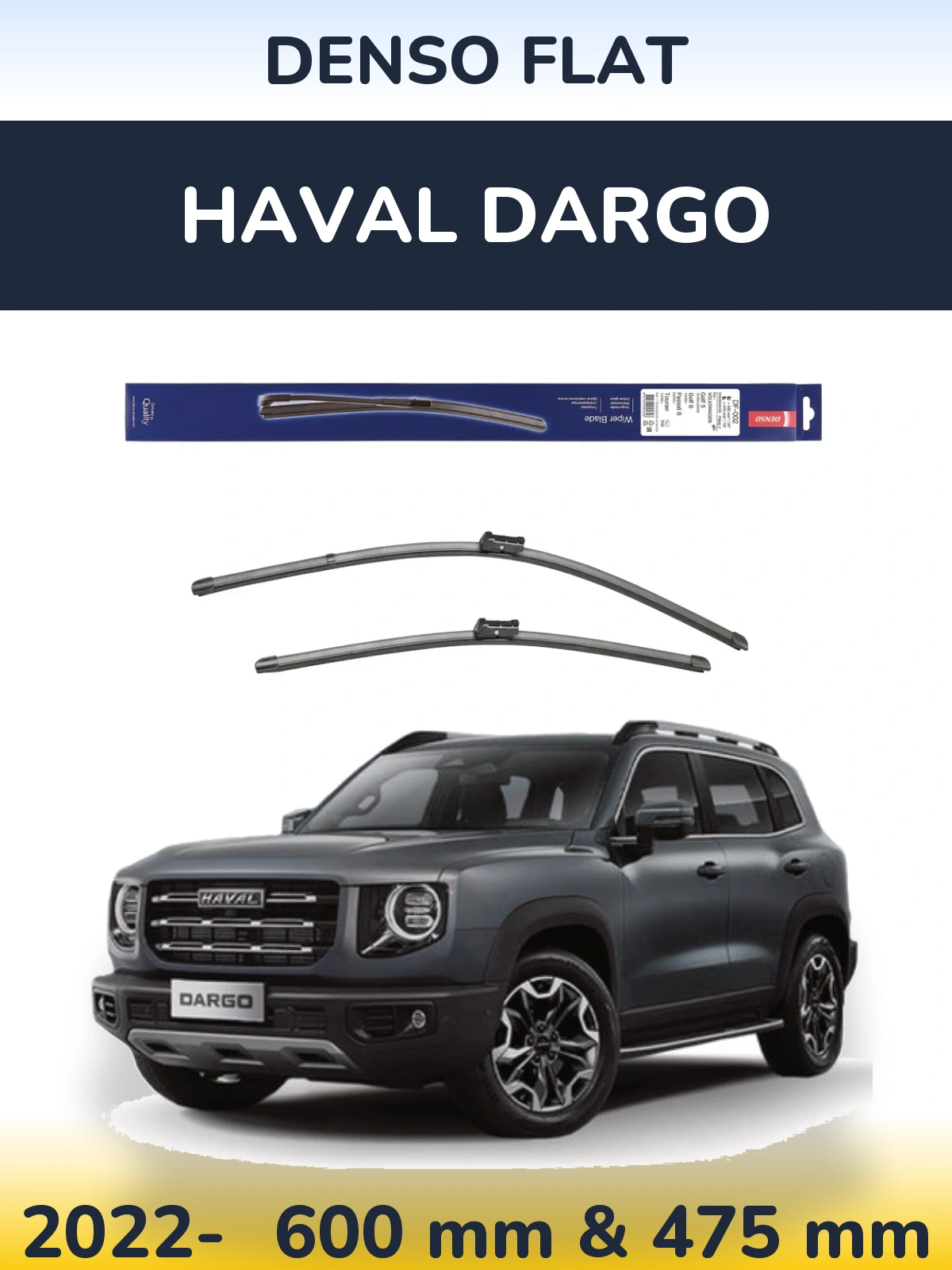 Ștergătoare Denso Flat pentru Haval Dargo