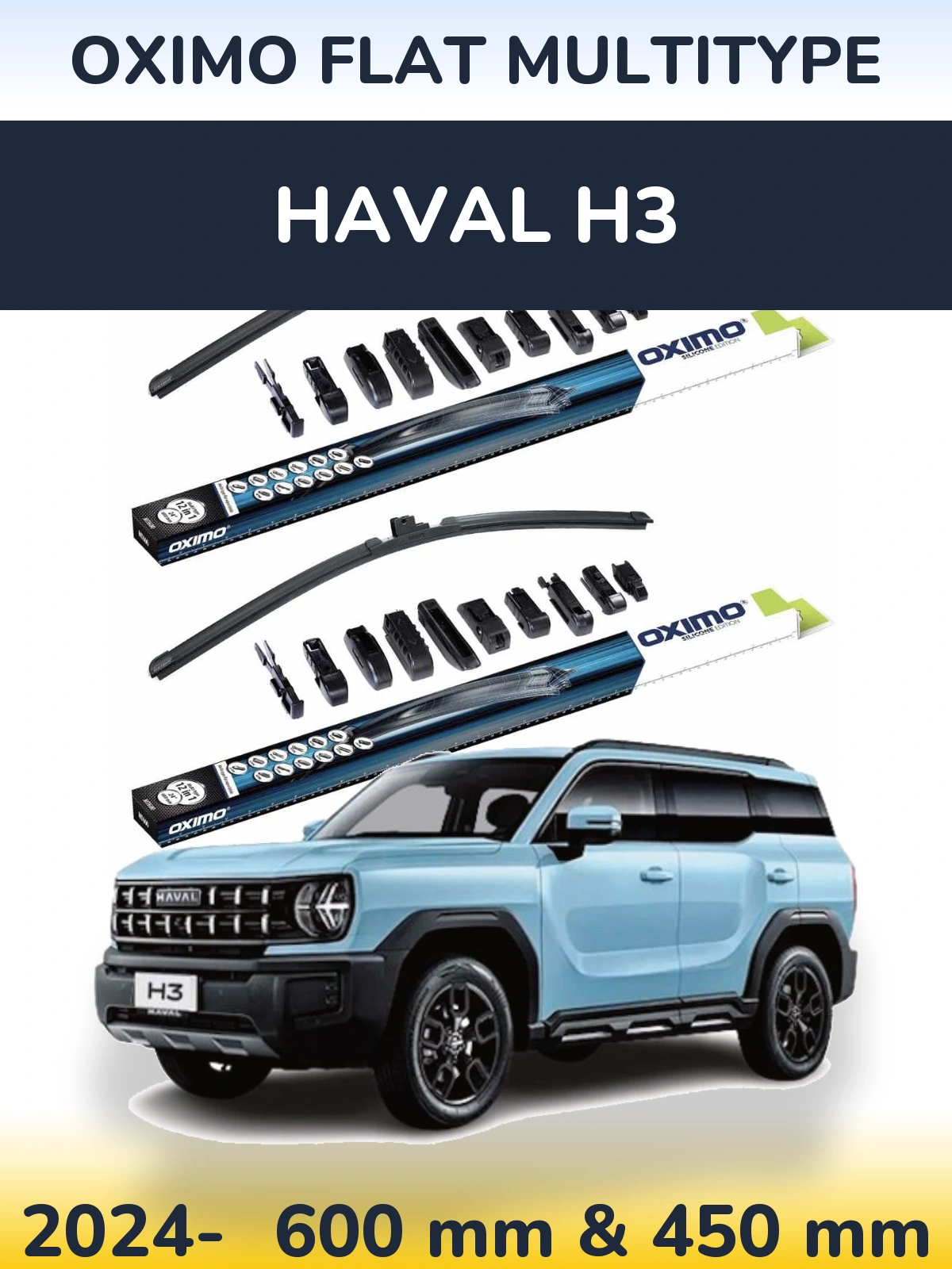 Ștergătoare Oximo Flat MultiTipe pentru Haval H3
