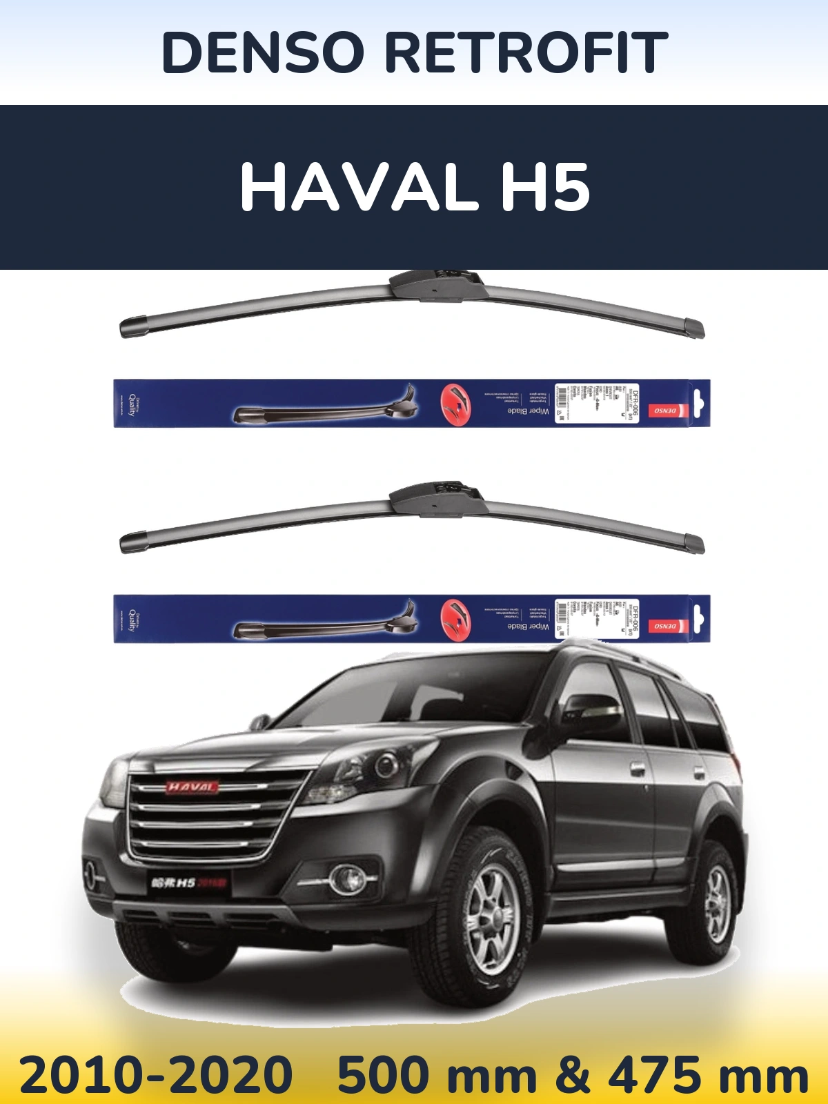 Ștergătoare Denso Retrofit pentru Haval H5
