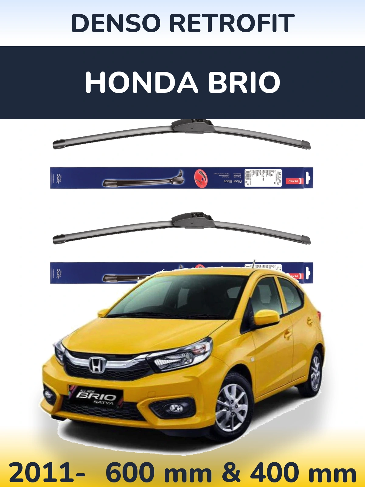 Ștergătoare Denso Retrofit pentru Honda Brio