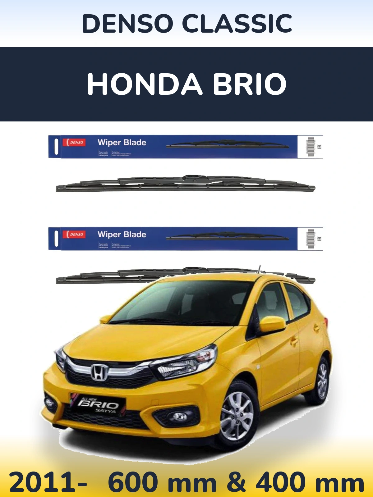 Ștergătoare Denso Classic pentru Honda Brio