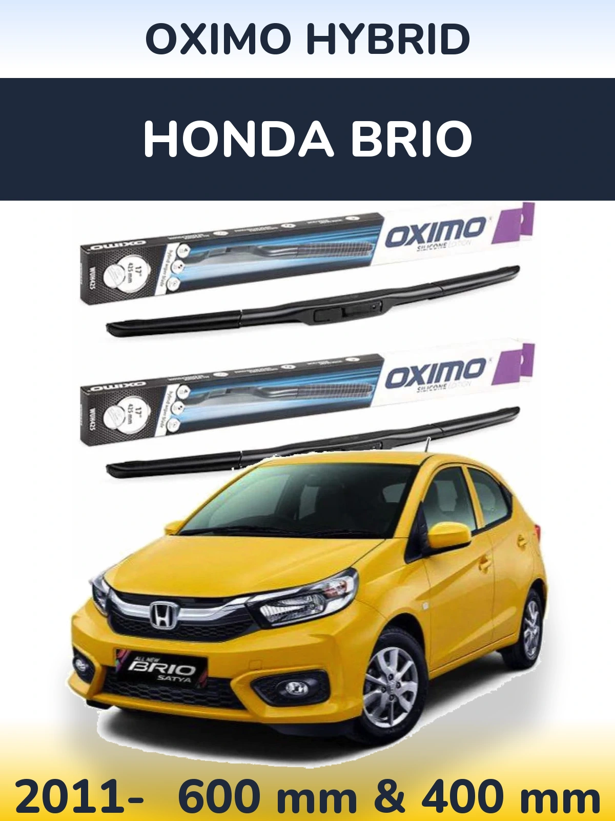 Ștergătoare Oximo Hybrid pentru Honda Brio