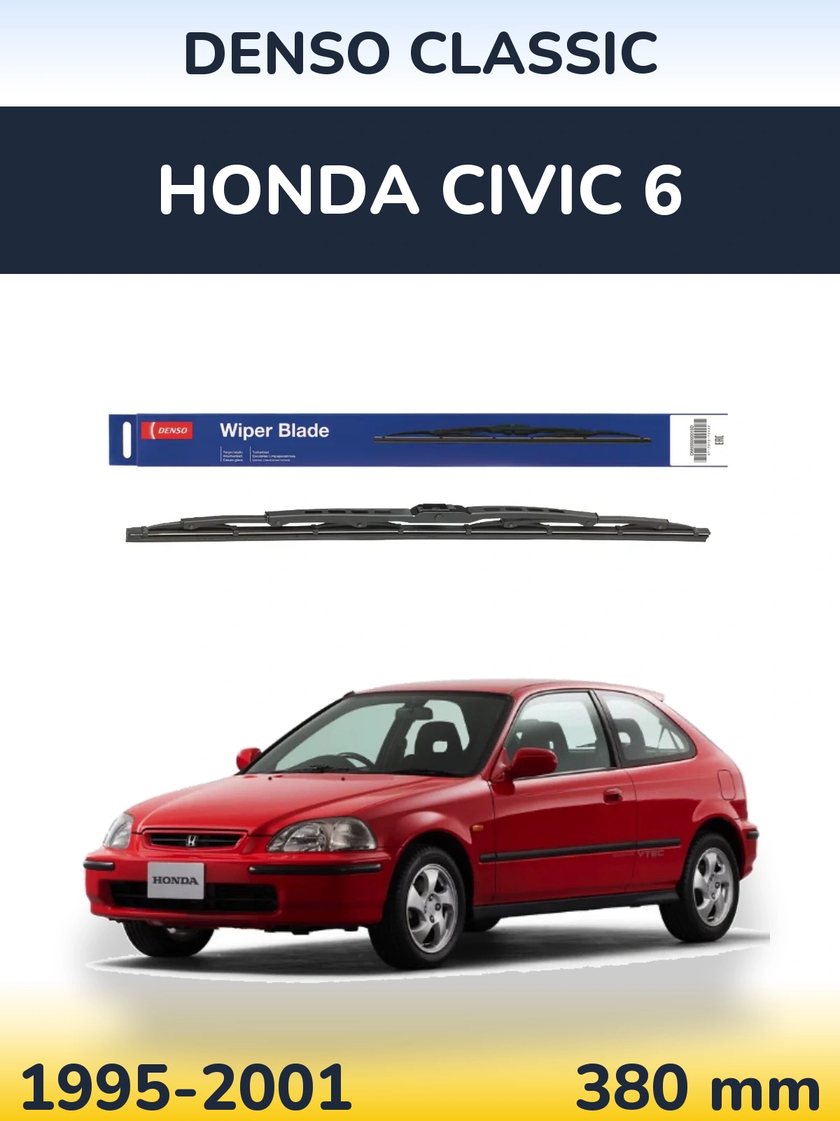 Ștergătoare Denso Classic pentru Honda Civic 6